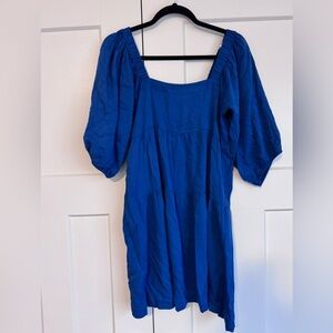 Blue Boho Dress